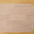 Silicone Dish Drying Mat for Multiple Usage,Easy clean,Eco-friendly,Heat-resistant Silicone Mat for Kitchen Counter or Sink,Refrigerator or Drawer Liner Translucent XL 18 inches x 16 inches