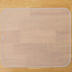 Silicone Dish Drying Mat for Multiple Usage,Easy clean,Eco-friendly,Heat-resistant Silicone Mat for Kitchen Counter or Sink,Refrigerator or Drawer Liner Translucent 2XL 24 inches x 18 inches