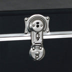 Seward Traveler Trunk with Wheels & Lock, Black, 31-Inch