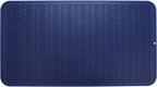 Silicone Dish Drying Mat for Multiple Usage,Easy clean,Eco-friendly,Heat-resistant Silicone Mat for Kitchen Counter or Sink,Refrigerator or Drawer Liner Navy Blue 4XL 32 inches x 18 inches