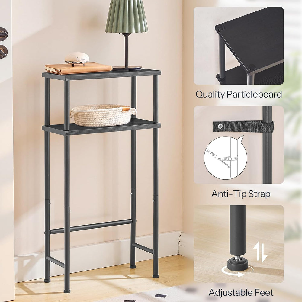 HOOBRO Narrow Console Table for Small Space, 15.7" Entryway Table with S...