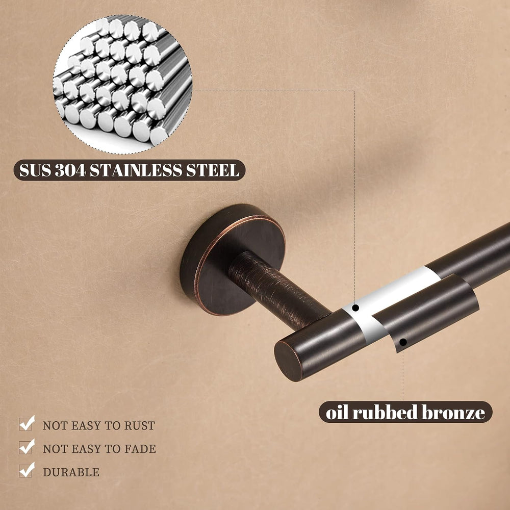 Bronze Toilet Paper Holder Towel Holder Towel Hooks,Oil Rubbed Toilet Paper R...