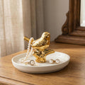 Ring Holder for Jewelry Trinket Tray Flamingo Gifts for Women Girls Friend Her Mom Christmas Thanksgiving Gifts Birthday Mothers Day Valentines Gifts Flamingo Decor (Bird)