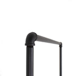 Industrial Pipe Double Rail Clothing Rack by William Robert's Vintage
