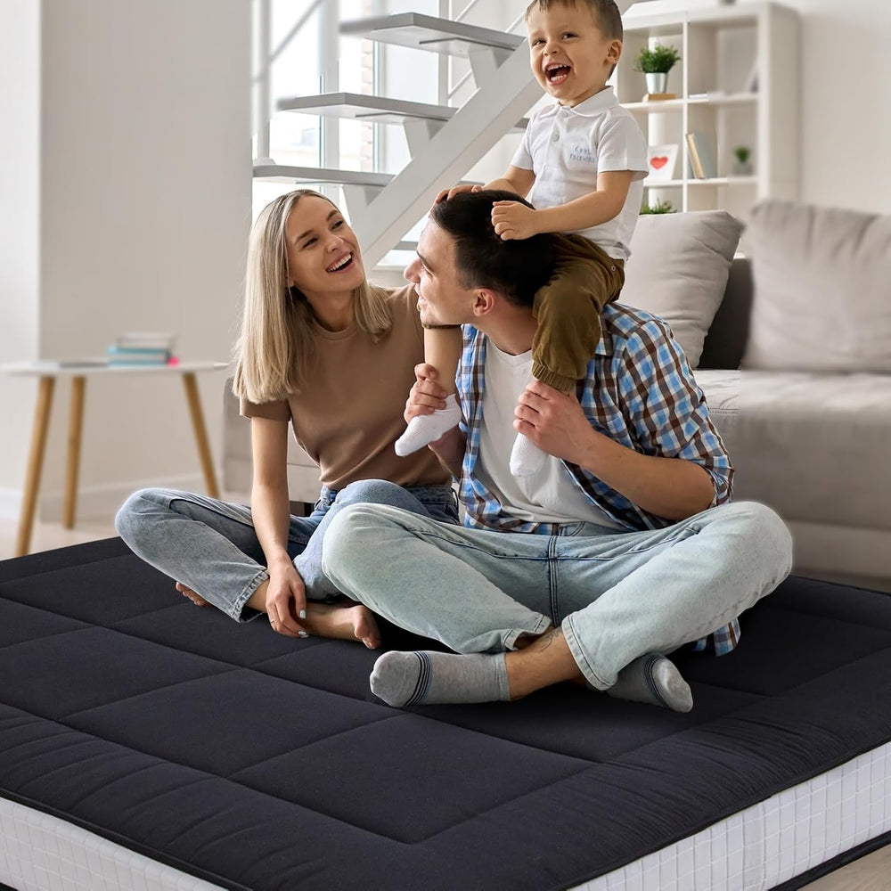 MAXYOYO 6" Extra Thick Floor Futon Mattress, Foldable Japanese Floor Mat...