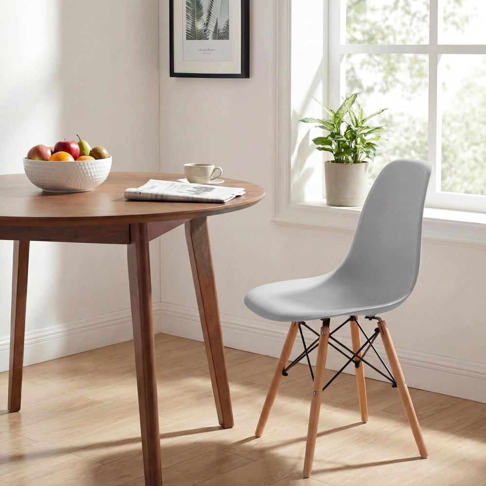 Furmax Modern Style Dining Chair Mid Century Modern DSW Chair, Shell Lounge P...