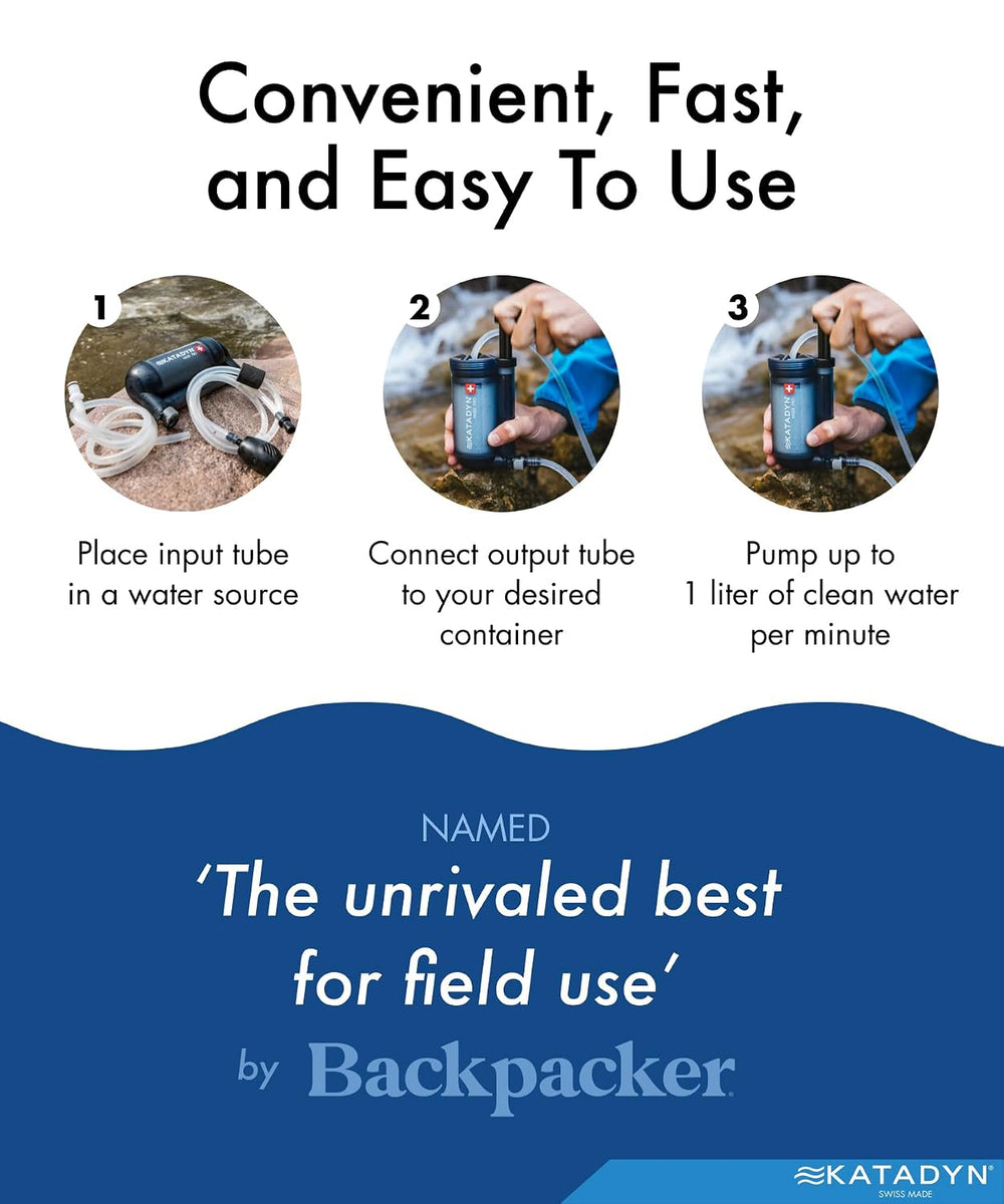 Katadyn Hiker Pro Transparent Hand Pump Water Filter