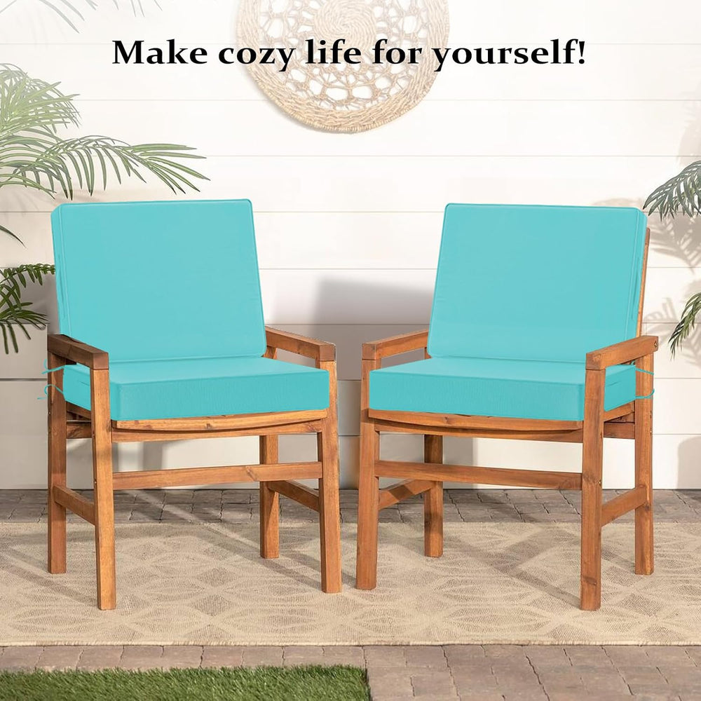 Cozyide 22x22 Outdoor Cushions for Patio Furniture, Waterproof Outdoor Chair ...