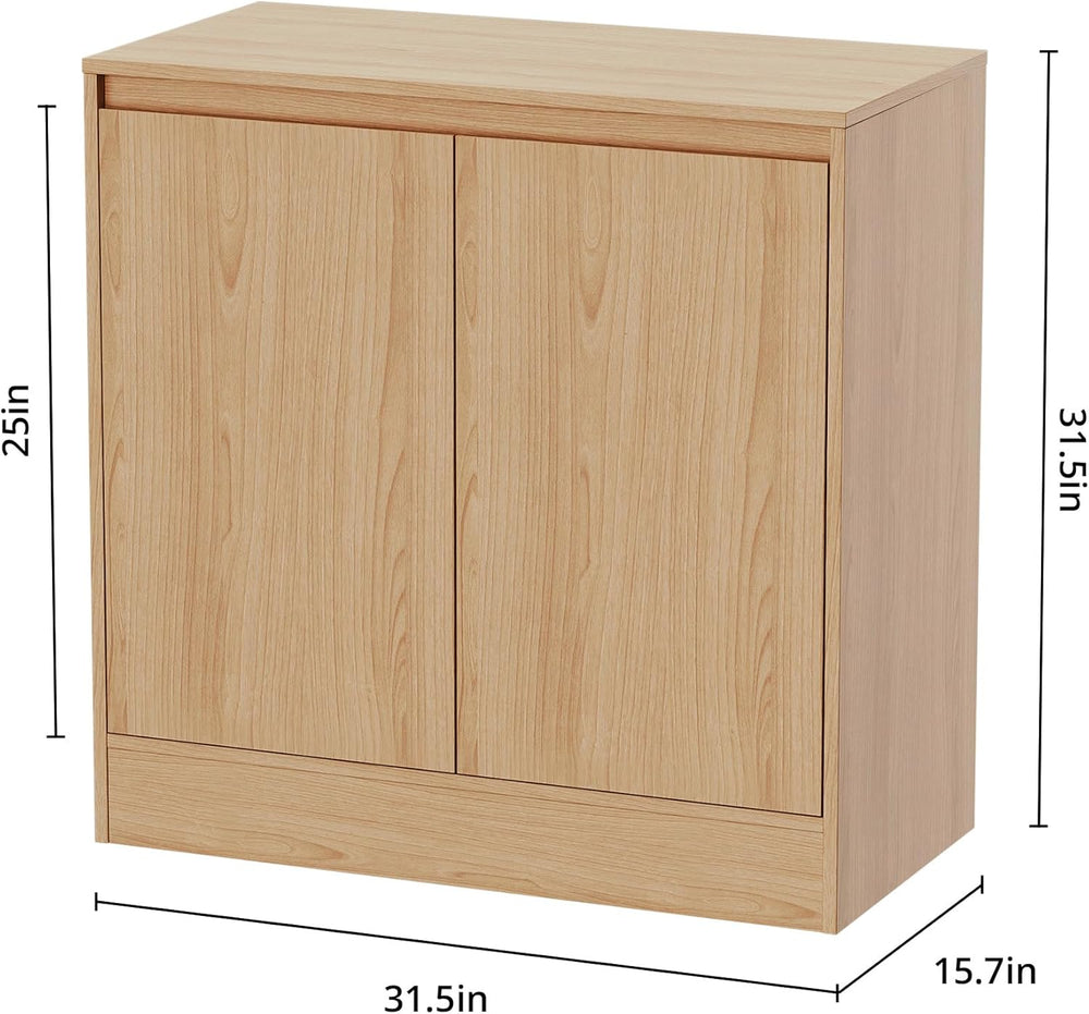 Housoul Buffet Cabinet with Storage, Coffee Bar Cabinet with 2 Doors and Adju...