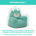 Delta Children Owl Cozee Buddy Chair, Teal