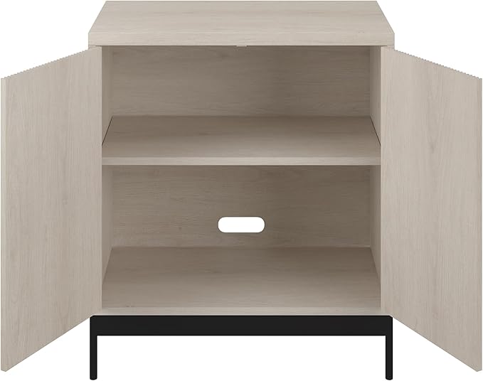 Henn&Hart Whitman Accent Cabinet, 28" Wide, White