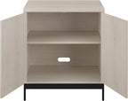 Henn&Hart Whitman Accent Cabinet, 28" Wide, White