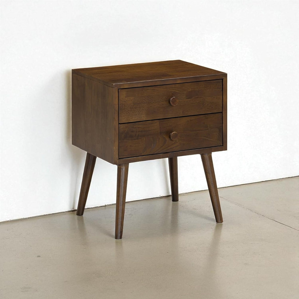 NTC Lux Nightstand with 2 Drawers, Featuring Adaptable Design, 150 lbs Load C...