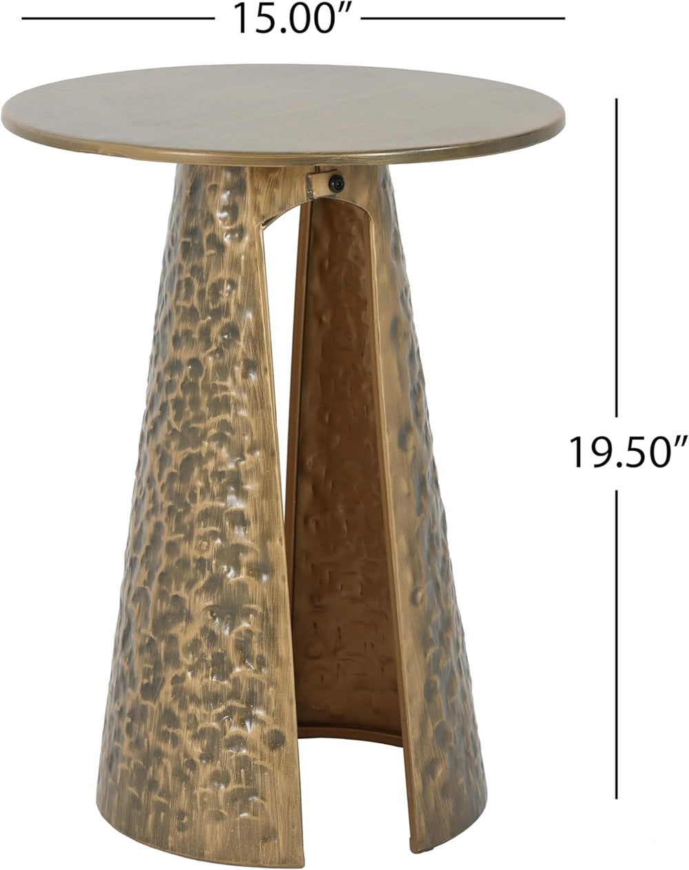 Christopher Knight Home Darton Retro Metal Coffee Table, Living Room Round To...