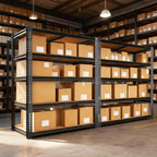 72" H Storage Shelves,Storage Shelves Heavy Duty,2400LBS Metal Shelving Units,Adjustable Garage Shelving Heavy Duty for Garage Storage,Warehouse,16"x35.5"x72