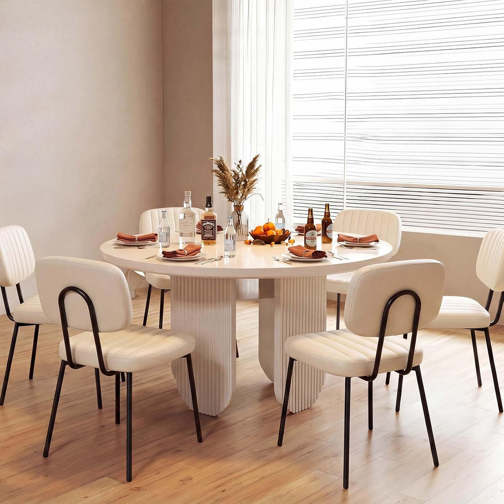 OLIXIS Dining Chairs Set of 6, Mid Century Modern Kitchen Chairs