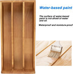 DINDON Pull Out Cabinet Organizer for Pans, Cookie Sheet, Bakeware, Cutting Board, Slide Out Kitchen Cabinet Storage Organizer Rack, 10.5''W X 21"D X 7.5"H, Wood