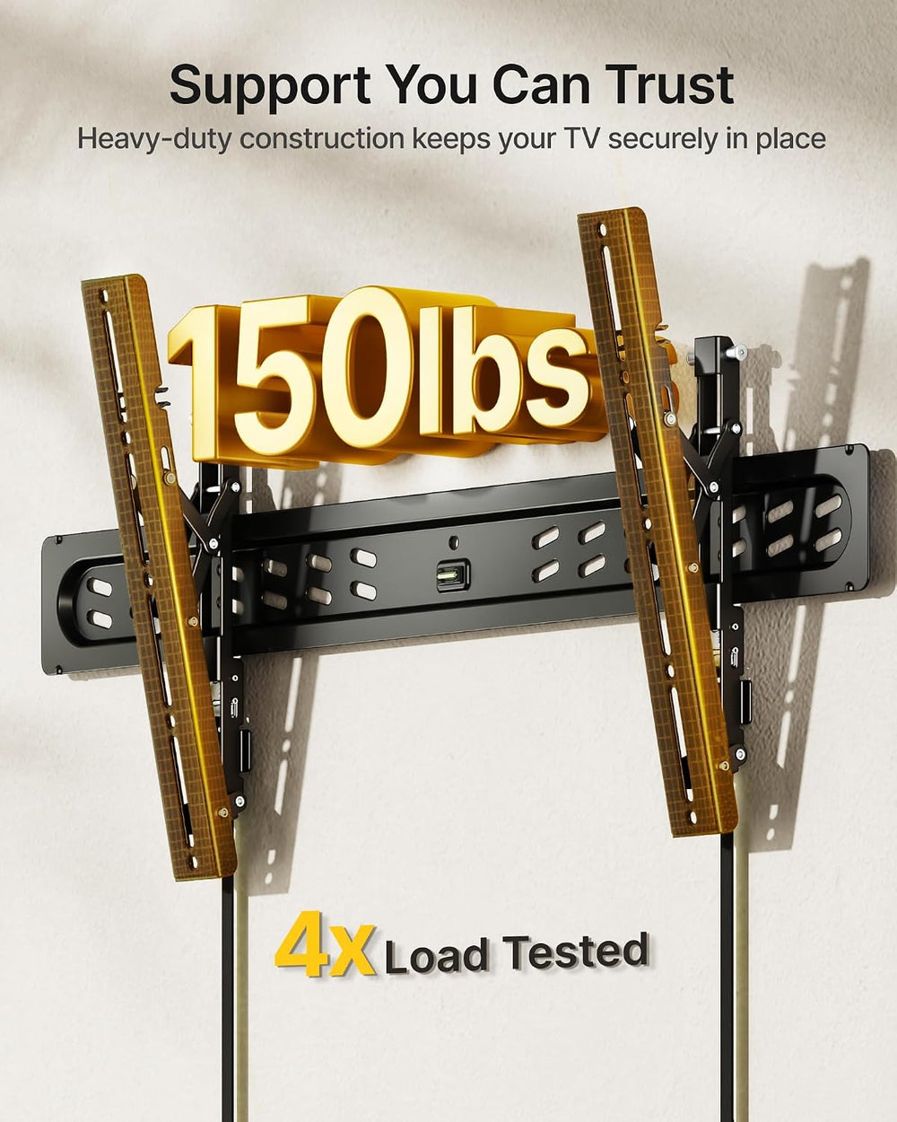 monTEK Ultra Slim Tilting TV Wall Mount for 43–95 inch TVs Holds 150 lbs | 1....