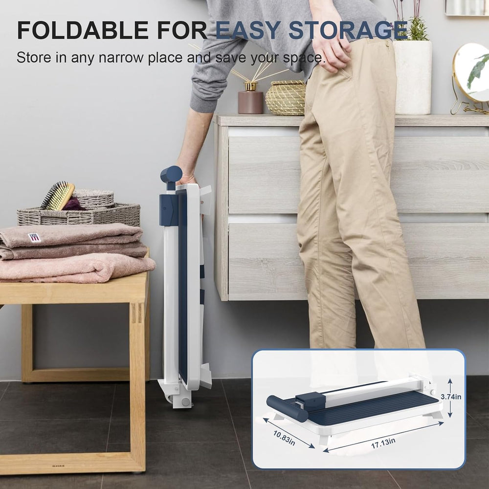 Folding Step Stool, Step Stools with Handle for Elderly Adults | Easy Assmbly...