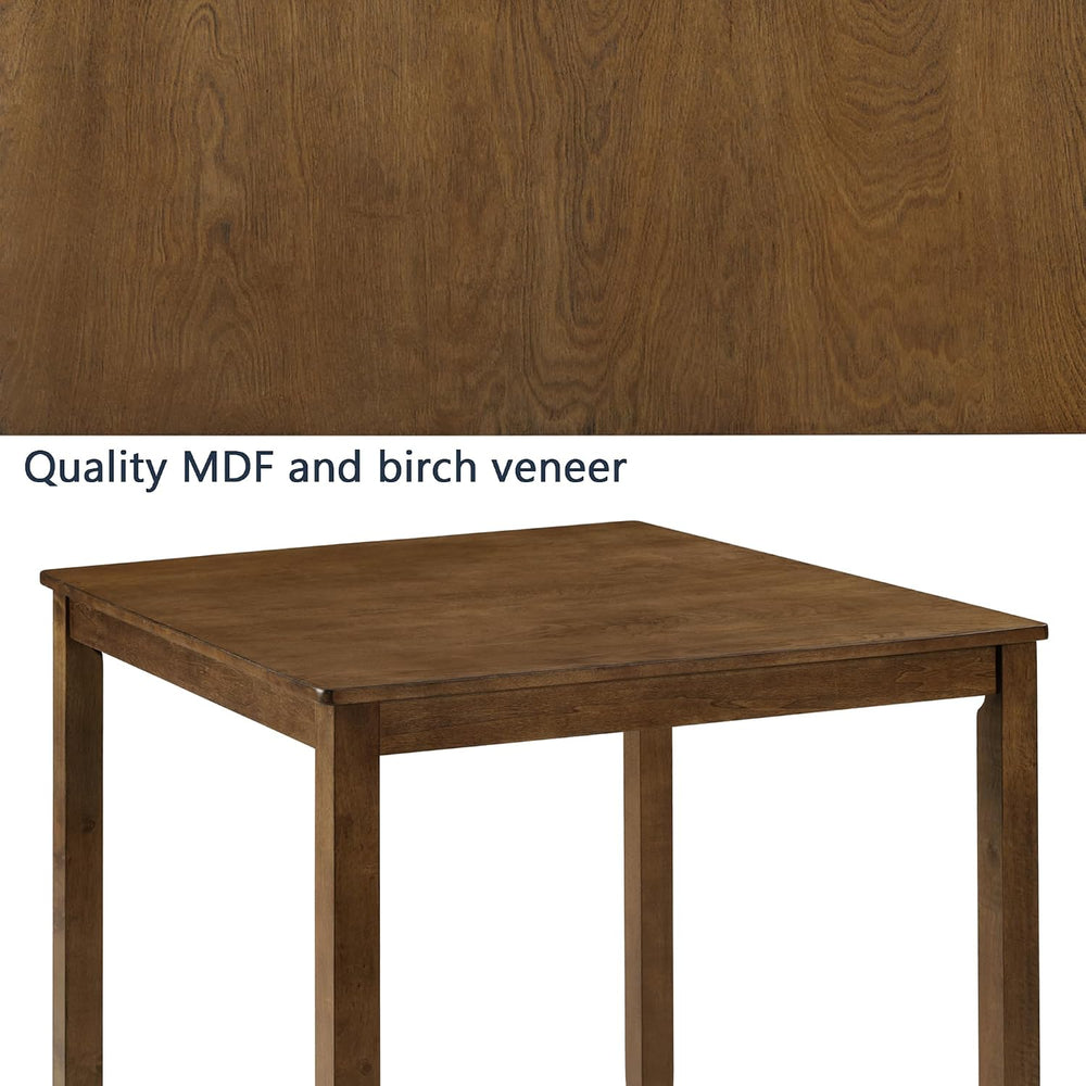 LUMISOL 34.5” Square Dining Table, Wood Kitchen Table for 4 People, Farmhouse...
