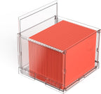 UMAIL File Box,Hanging File Organizer,Portable Storage Bins with Lids,Letter-size File Holder File Cabinet for Office/Home/Decor No Folders(1pack