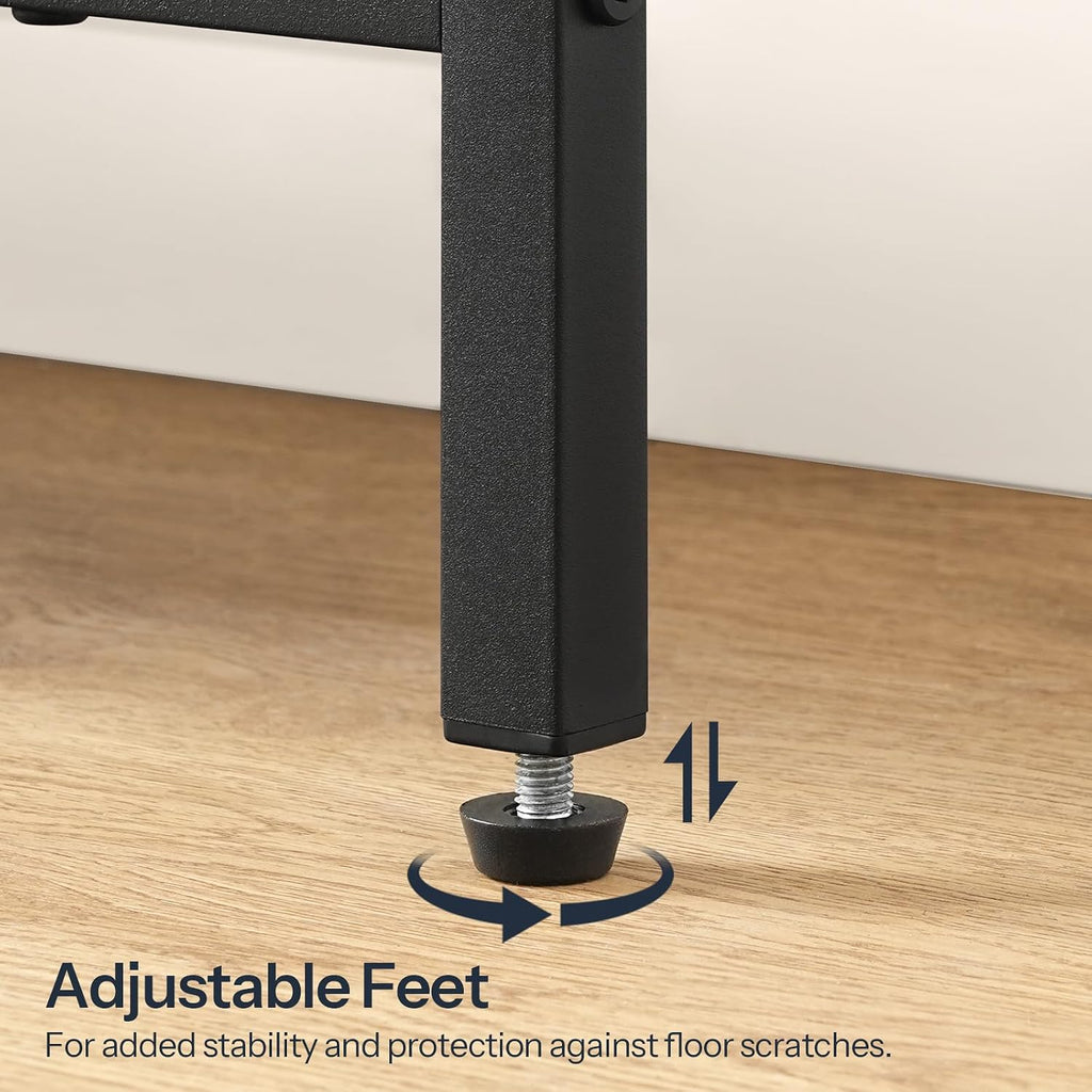 HOOBRO Small Round Side Table, 3-Tier Tall Coffee Drink Table for Sofa Couch, 28.7" H Slim Nightstand, Circle Accent End Table for Living Room, Corner, Bedroom, Black BB182BZ01