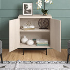 Henn&Hart Whitman Accent Cabinet, 28" Wide, White