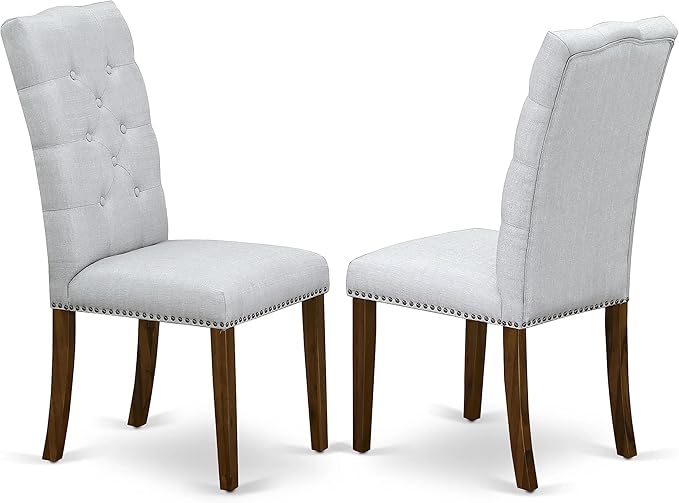 East West Furniture OXEL3-AWA-05 3 Piece Dining Room Table Set Contains a Squ...