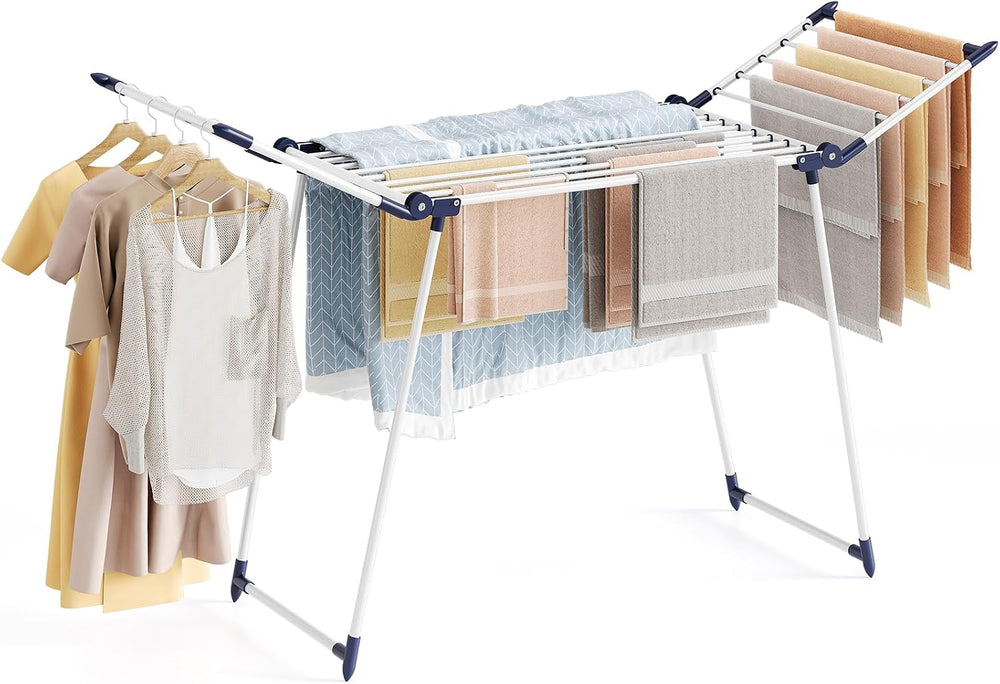 APEXCHASER Clothes Drying Rack Foldable, Large Drying Rack Clothing, Winged L...