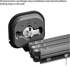 Retractable Clothes Drying Rack, 92cm/36.2in Wall Mount Laundry Hanger Windproof No Drill Clothes Storage Organizer with Suction Cup for Laundry