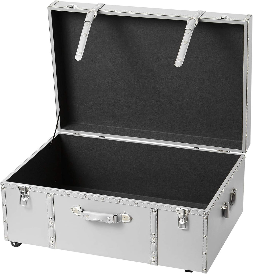 DormCo Texture Brand Trunk - Harbor Gray - Large