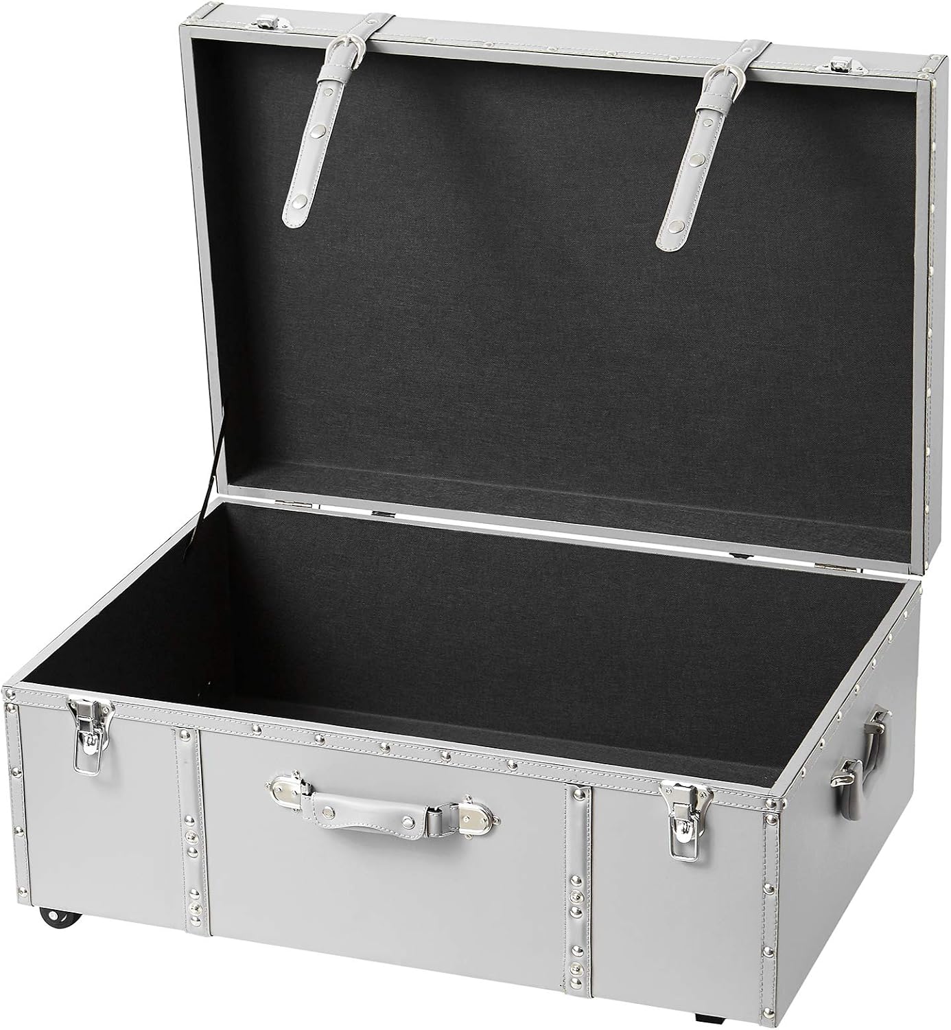 DormCo Texture Brand Trunk - Harbor Gray - Large