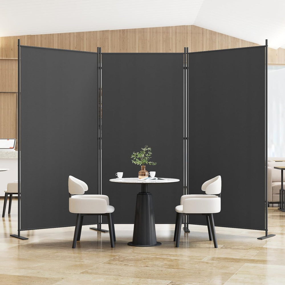 Helios&Hestia 3-Panel 6 ft Tall Indoor Folding Room Divider, Portable Pri...