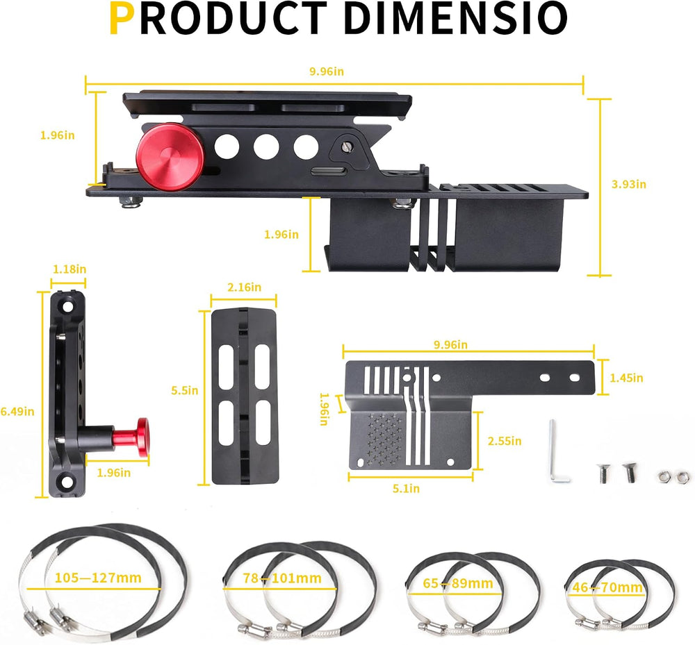 Quick Release Fire Extinguisher Mount Compatible with 2021 2022 2023 2024 202...