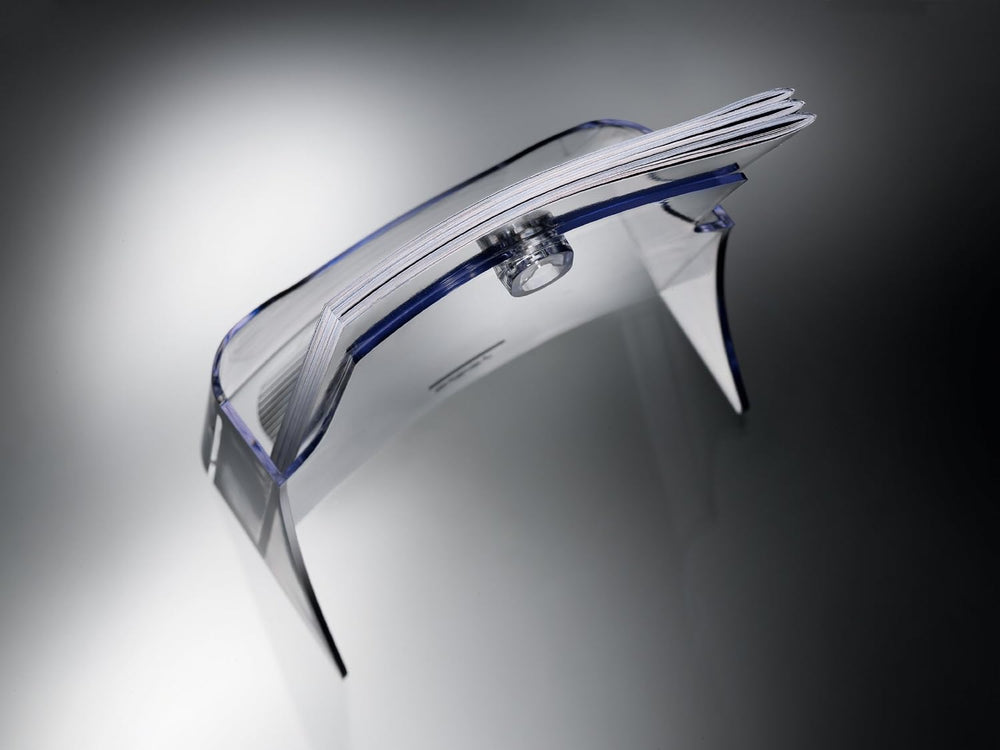 Sigel LH110 Table-Top Literature Holder, for A4, acrylic, clear, 4 pcs.