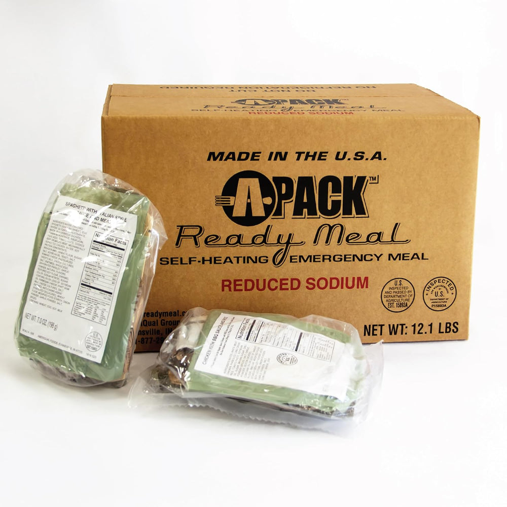 Apack Ready Meal - Ready-To-Eat, Shelf-Stable Meals, Self-Heating, Variety Pa...