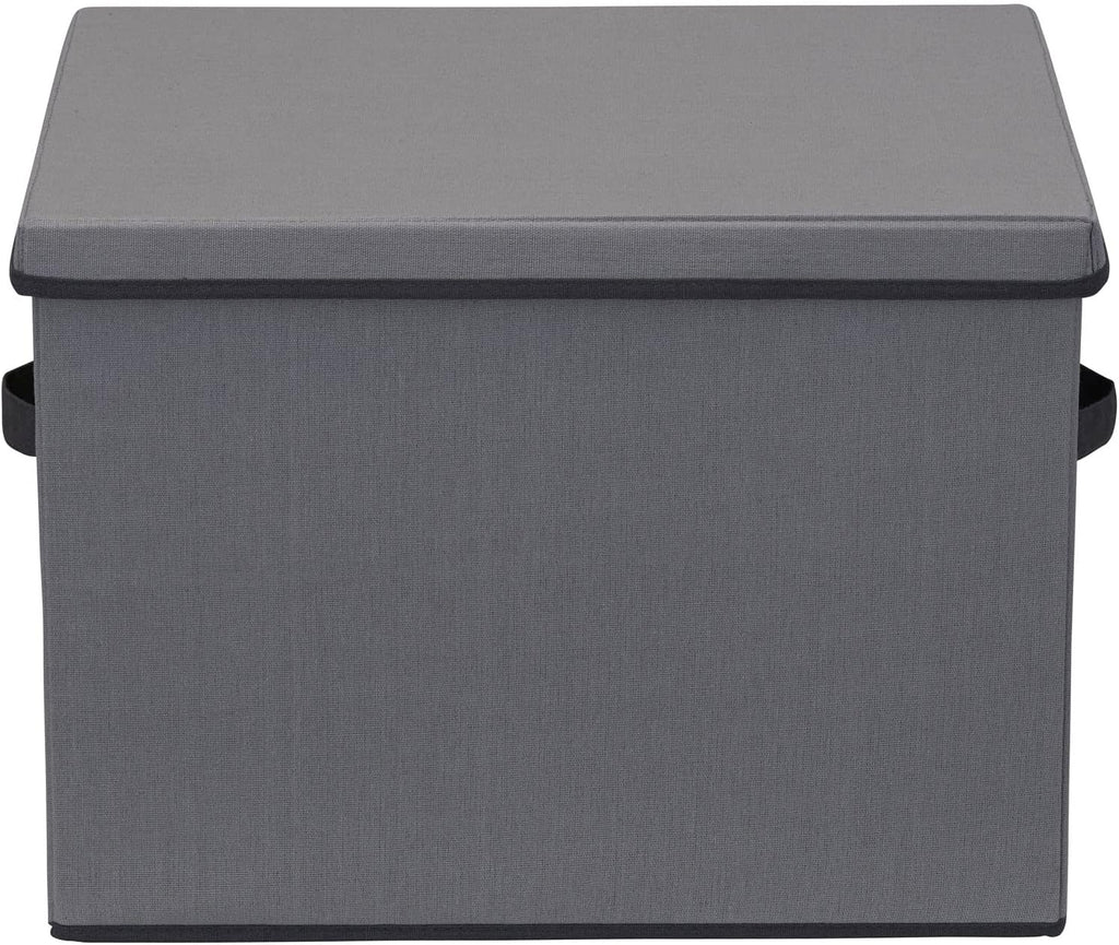 Household Essentials Tall Wine and Bottle Storage Chest, Gray