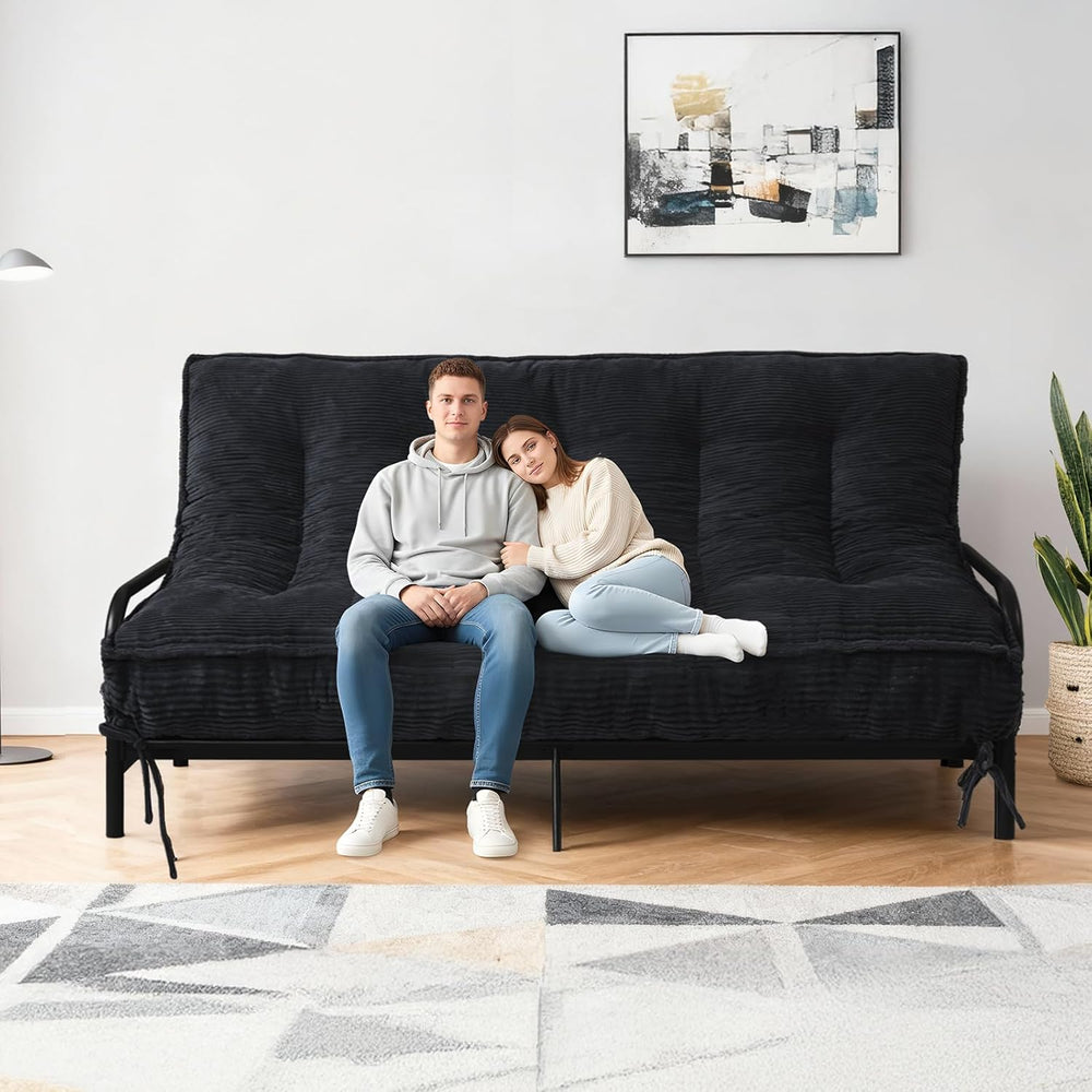 8" Futon Mattress Full Size, Futons Sofa Bed Sleeper Couch Bed, Roll Up ...