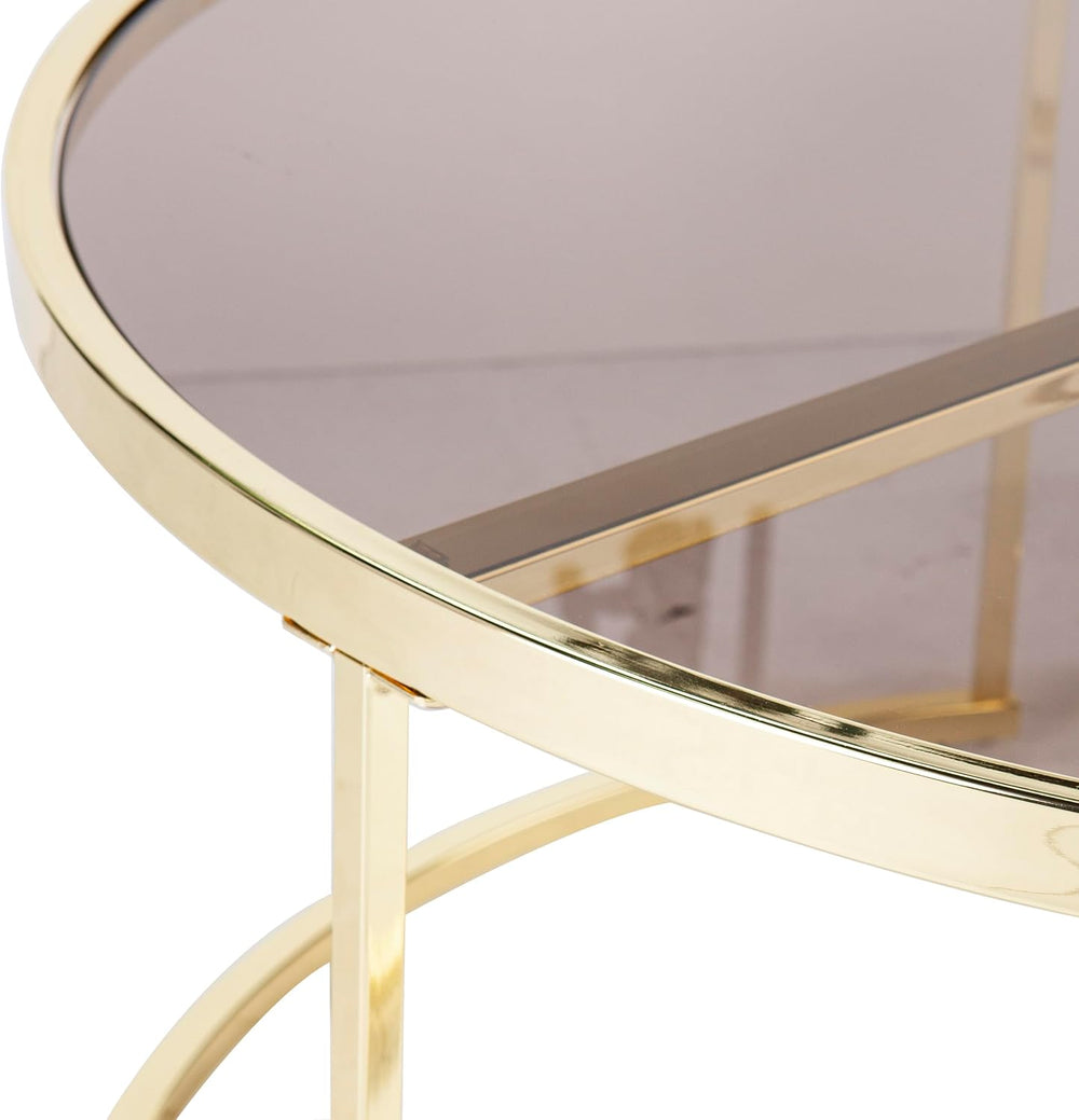 2pc Nesting Cocktail Table Set