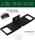 ROYAL CRAFT WOOD Premium Bathtub Tray - Expandable Bath Tray for Tub - Luxury Bathtub & Bathroom Accessories