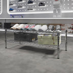 18" Deep x 42" Wide x 14" Height Wire Shelving Kit | 2-Tier | NSF Commercial Storage Rack Unit