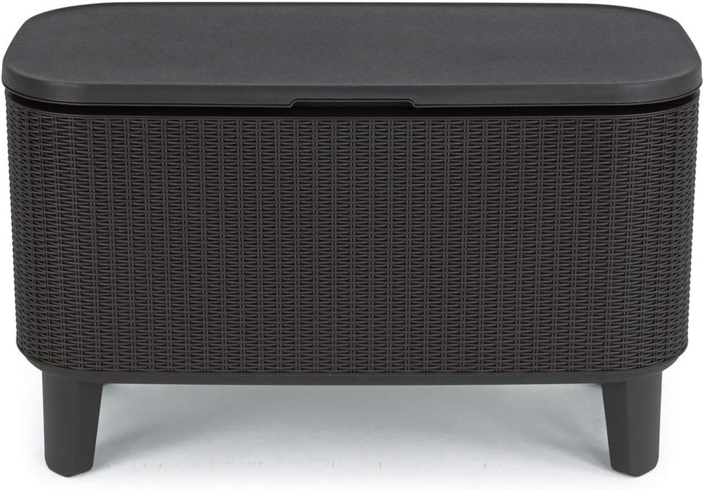 Keter Bevy BAR Cocktail Table, Polypropylene, Anthracite Grey