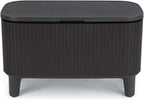 Keter Bevy BAR Cocktail Table, Polypropylene, Anthracite Grey