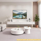 Floating TV Stand with Drawers, Pre-Assembled Wall Mounted TV Console, Modern Floating Media Console for Living Room, Space-Saving Floating TV Cabinet (White, 63in/160cm)