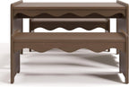 Storkcraft Casablanca Montessori Indoor Kids Table & Bench Set – Premium Kids Activity Table and Bench Set, Toddler Furniture for Crafts and Snack Time, Durable & Easy-to-Clean Surface (Hazelnut)
