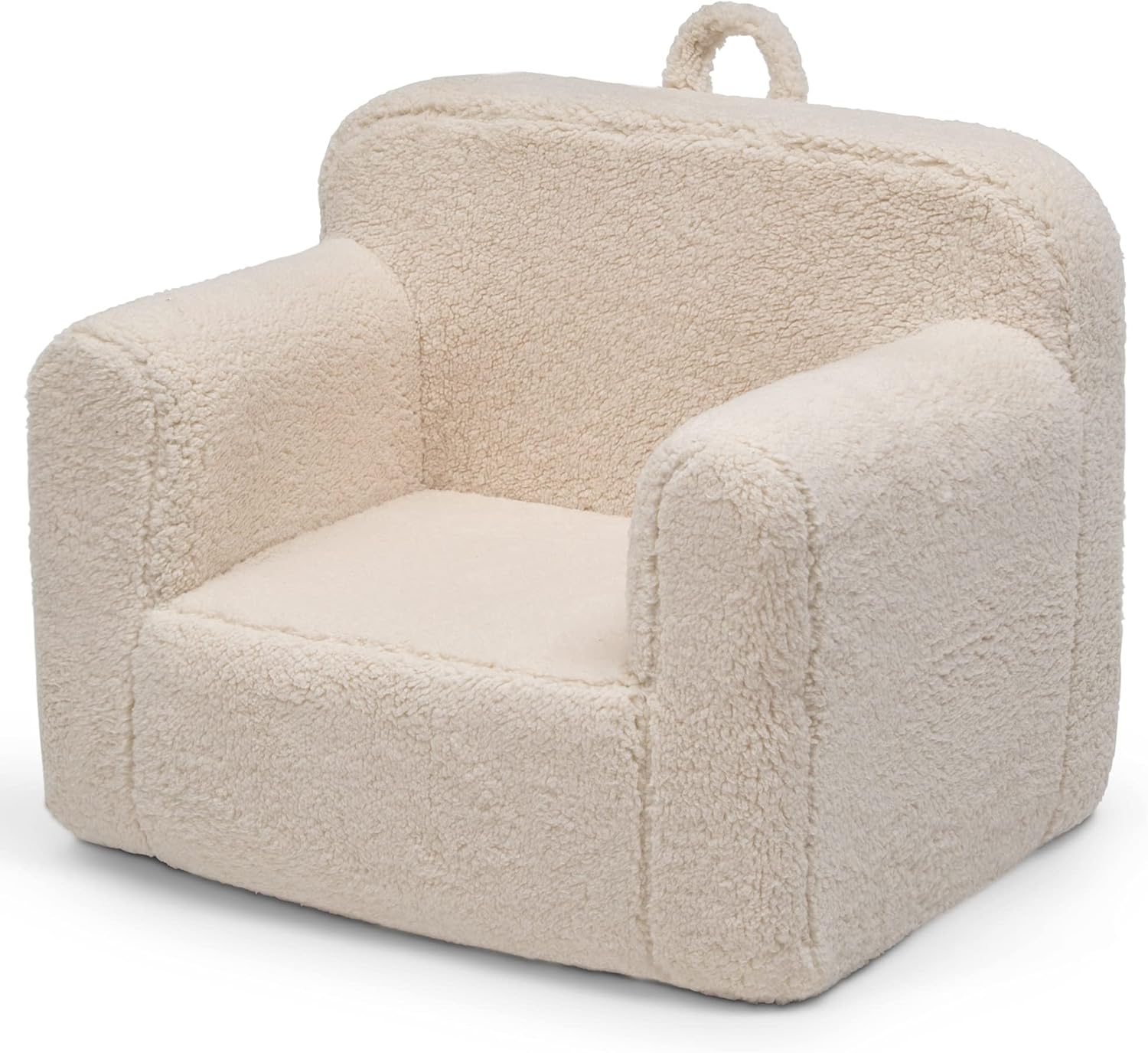 Delta Children Cozee Sherpa Chair, Cream