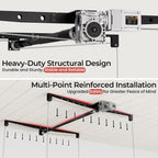 Motorized Garage Ceiling Storage Racks with Remote Control, 4x4 FT Overhead Garage Storage Rack, Heavy-Duty Lift Storage System, Space-Saving Hanging Shelves, 250 Lbs Capacity
