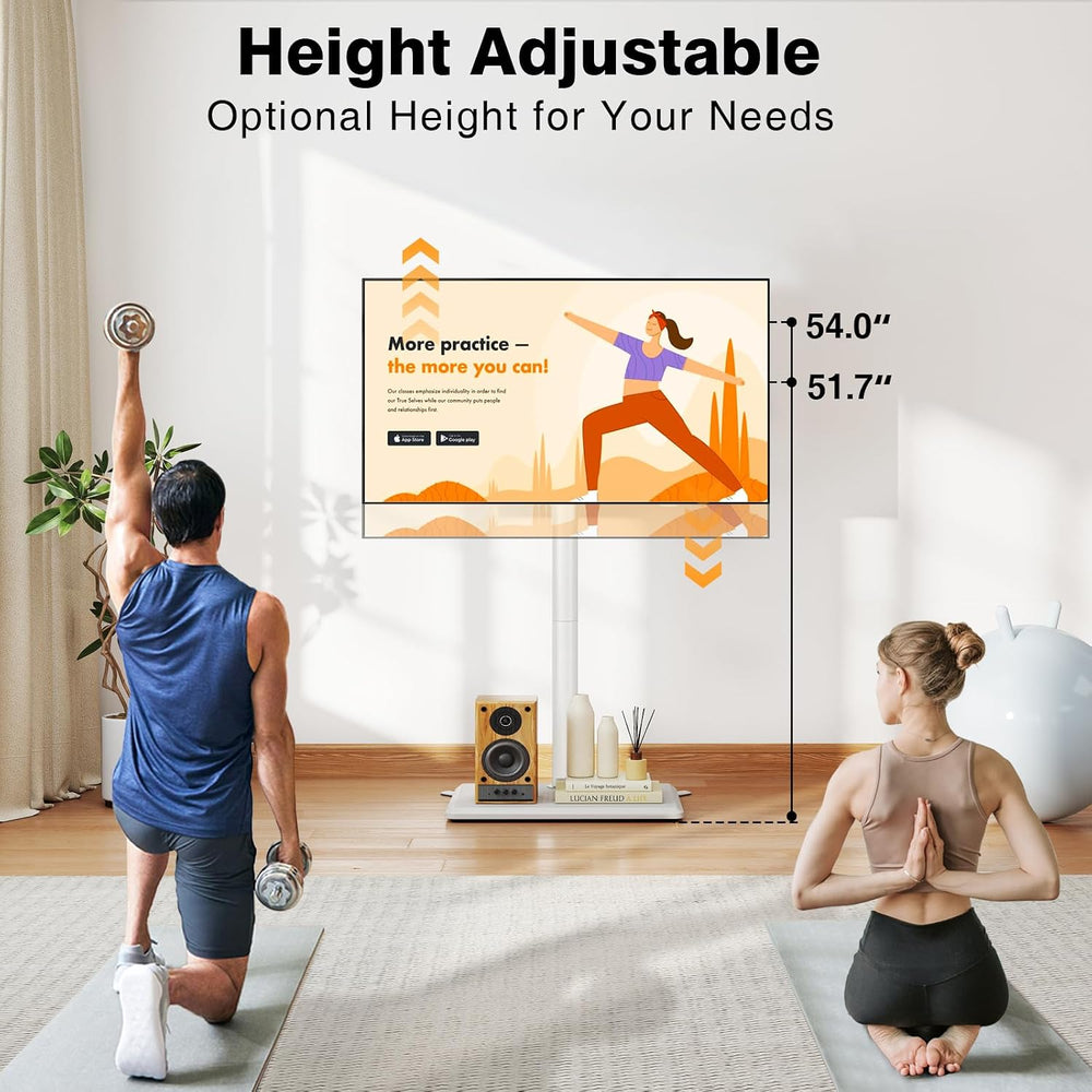 TVON Universal Floor TV Stand with Mount for Most 32-65 Inch TV up to 88lbs |...