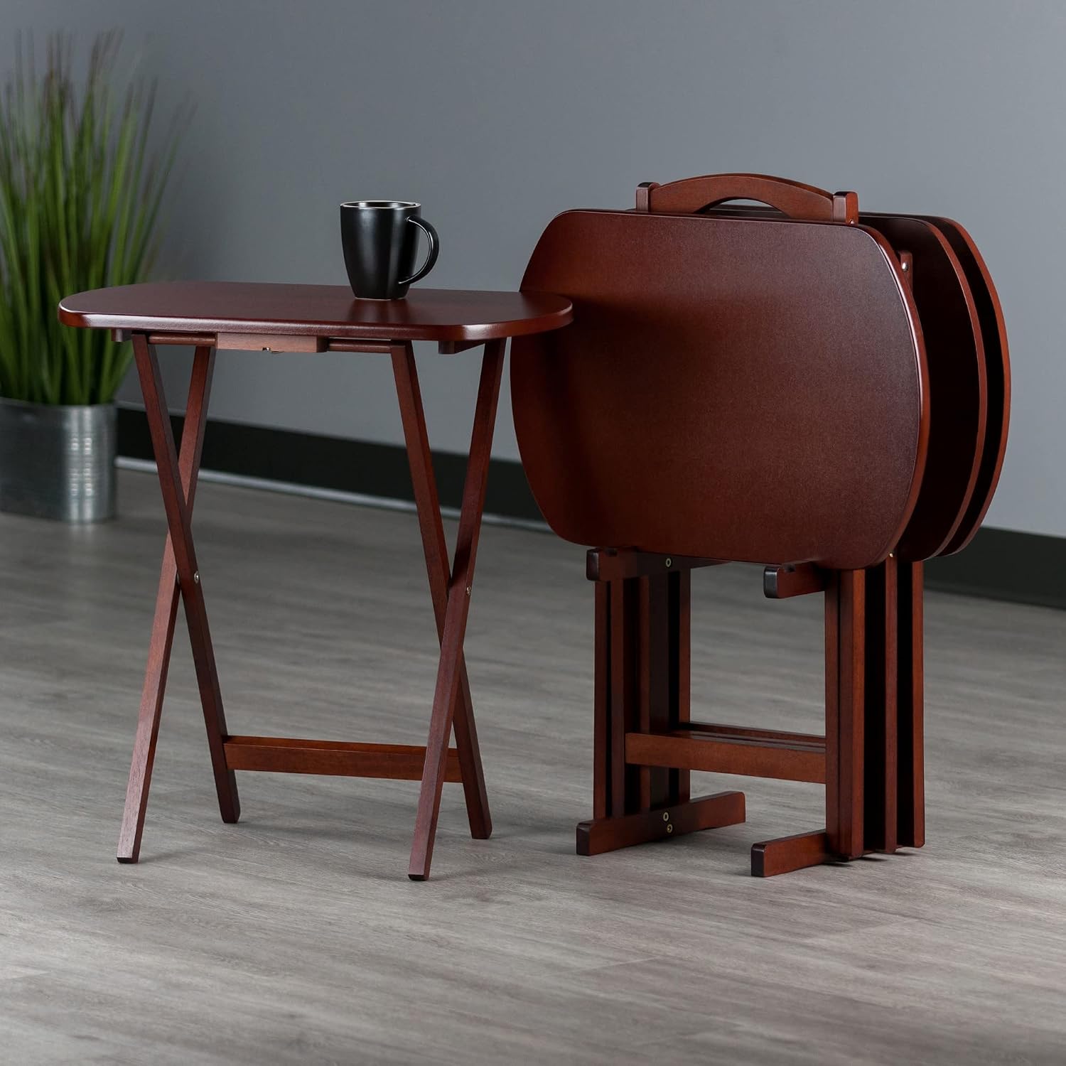 Winsome Wood TV Tray Set