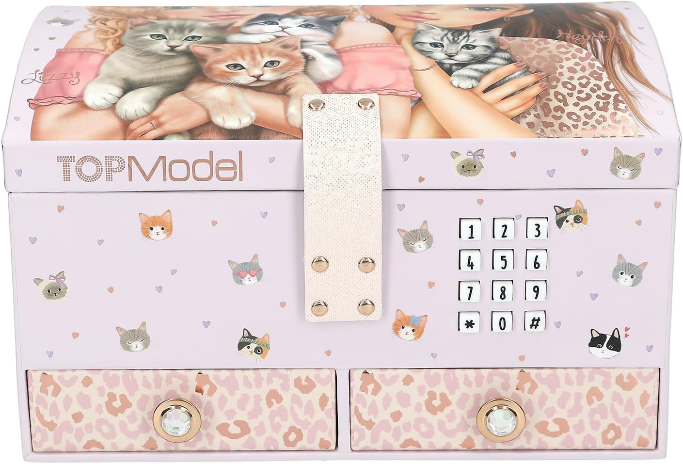 Depesche TOPModel 13578 Jewellery Box with Code and Sound Cat Love